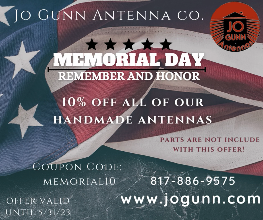 Jo Gunn Memorial Day Sale